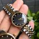 Perfect Replica Movado Black Enamel Diamond Markers Dial Couple Watch (3)_th.jpg